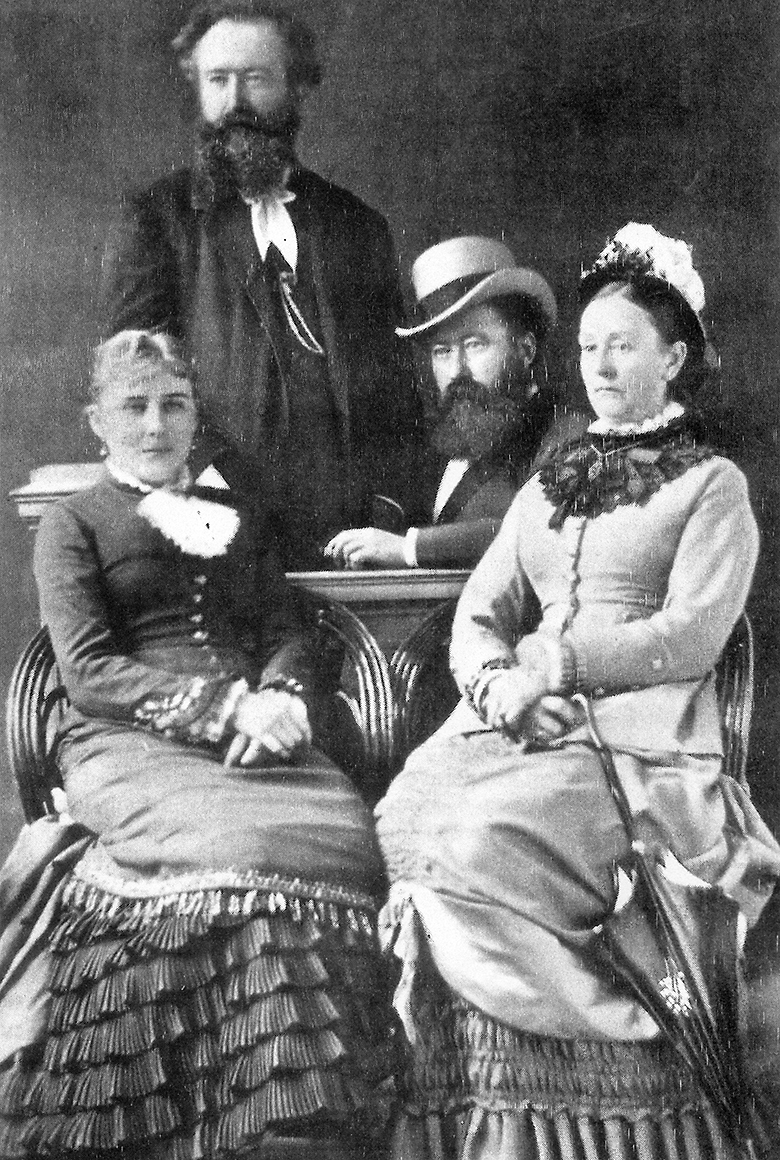 05 Wilhelm Busch mit Gustav Alwine und Grete Fehlow in Wolfenbüttel