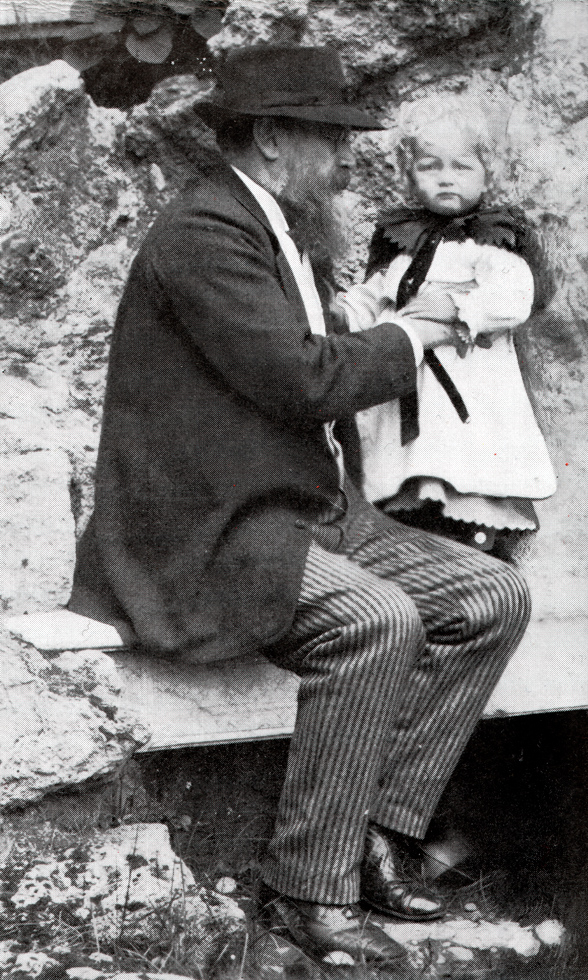 18 Franz von Lenbach mit Tochter Marion 1893 B